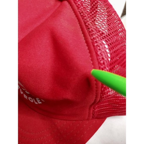 Red owner 55 chevrolet 1955 80s Mesh Snapback Trucker Hat USA Cap The Winner USA - Picture 4 of 8